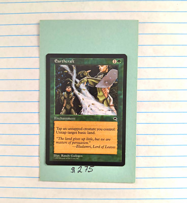 Earthcraft Tempest MTG Enchantment Regular English Green Rare 1997