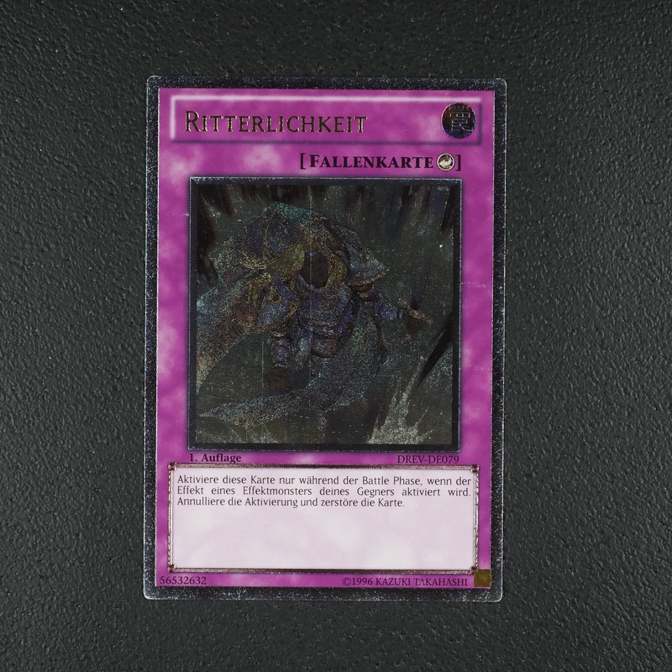 Ritterlichkeit - 1. Auflage - Ultimate Rare - YuGiOh! Karte TCG DREV-DE079 /T82 - Bild 2 von 4