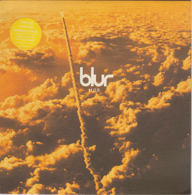 BLUR - M.O.R LIMITED EDITION ORANGE VINYL 7'' SINGLE & 1-TRACK PROMO CD (1997)