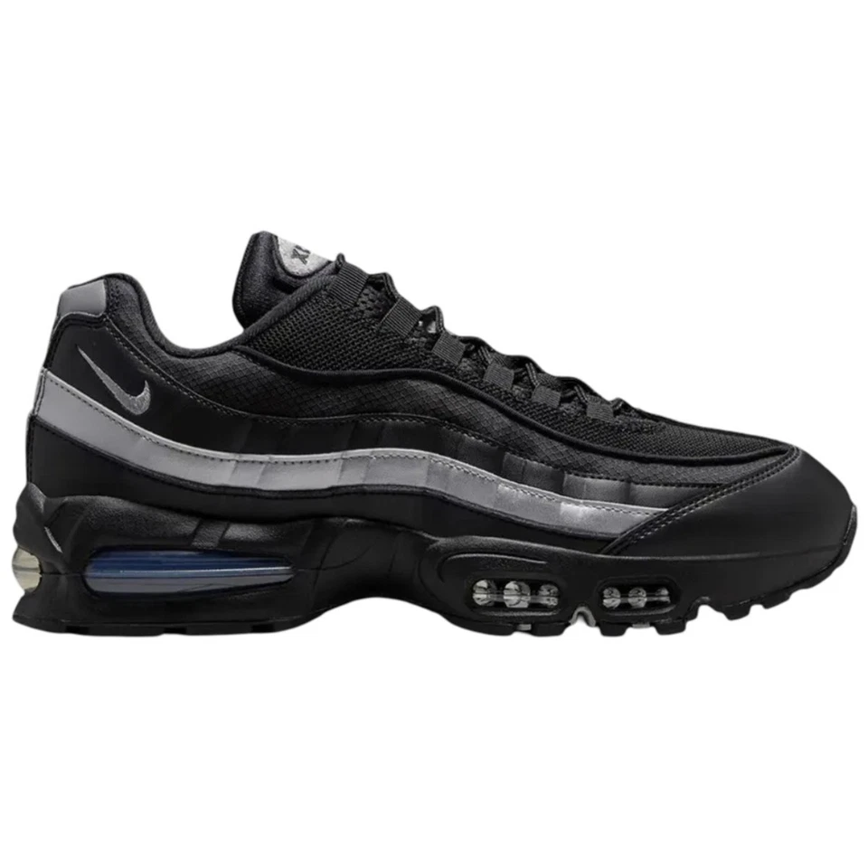 Nike Air Max 95 OG Big Bubble Black White Metallic Silver IB1667-003 Mens New - Image 2 of 4