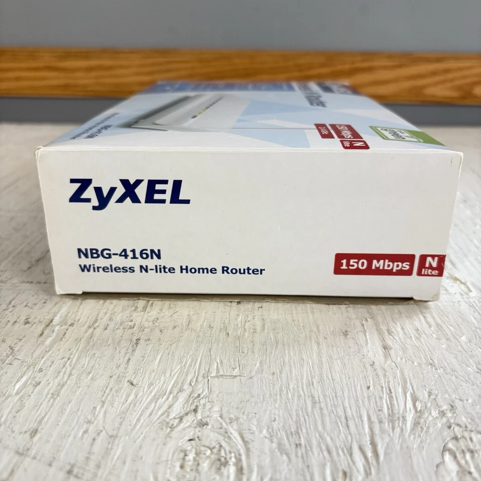 ZyXEL NBG-416N 150 Mbps 4-Port 10/100 Wireless N Router - NEW OPEN BOX - Image 3 of 4