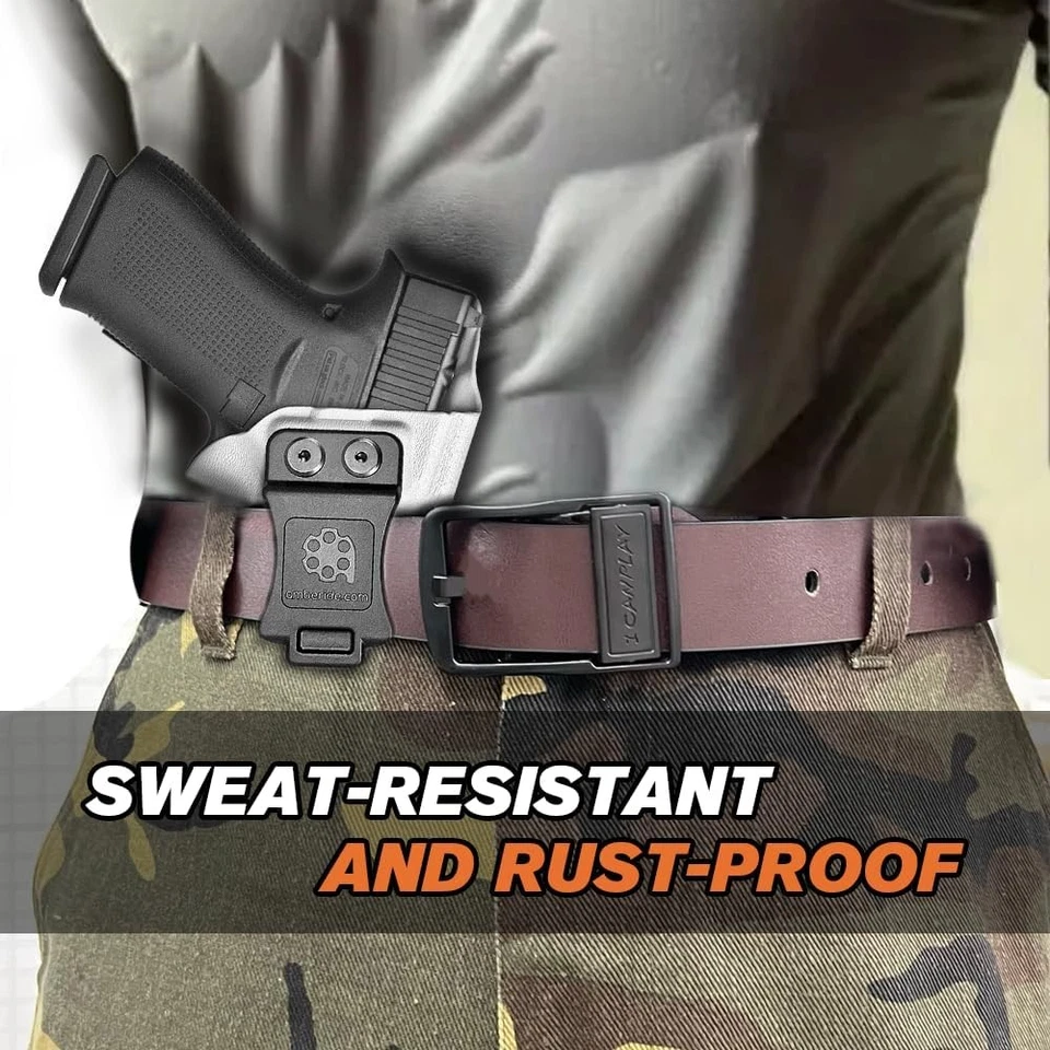 Glock42 Holster IWB OWB Kydex Holster Fit: Glock 42 Pistol Inside Waistband - Image 4 of 4