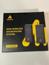 MAONO Wireless Microphone System Lavalier Lapel Mic System AU-WM800 BRAND NEW 
