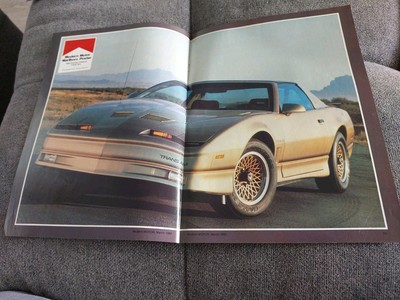 Pontiac Firebird Trans Am- 2 A4 Page 15*10inch Vintage 80's Car Marlboro Poster