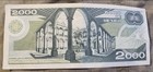 Mexico 2000 Pesos 1987 Banco de México World Banknotes Money E1391017, Serie CV — photo 2