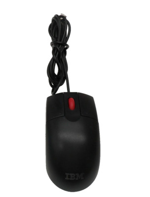 IBM USB MOUSE OPTICAL MICE SCROLL WHEEL BLACK MO28UOL BUTTON