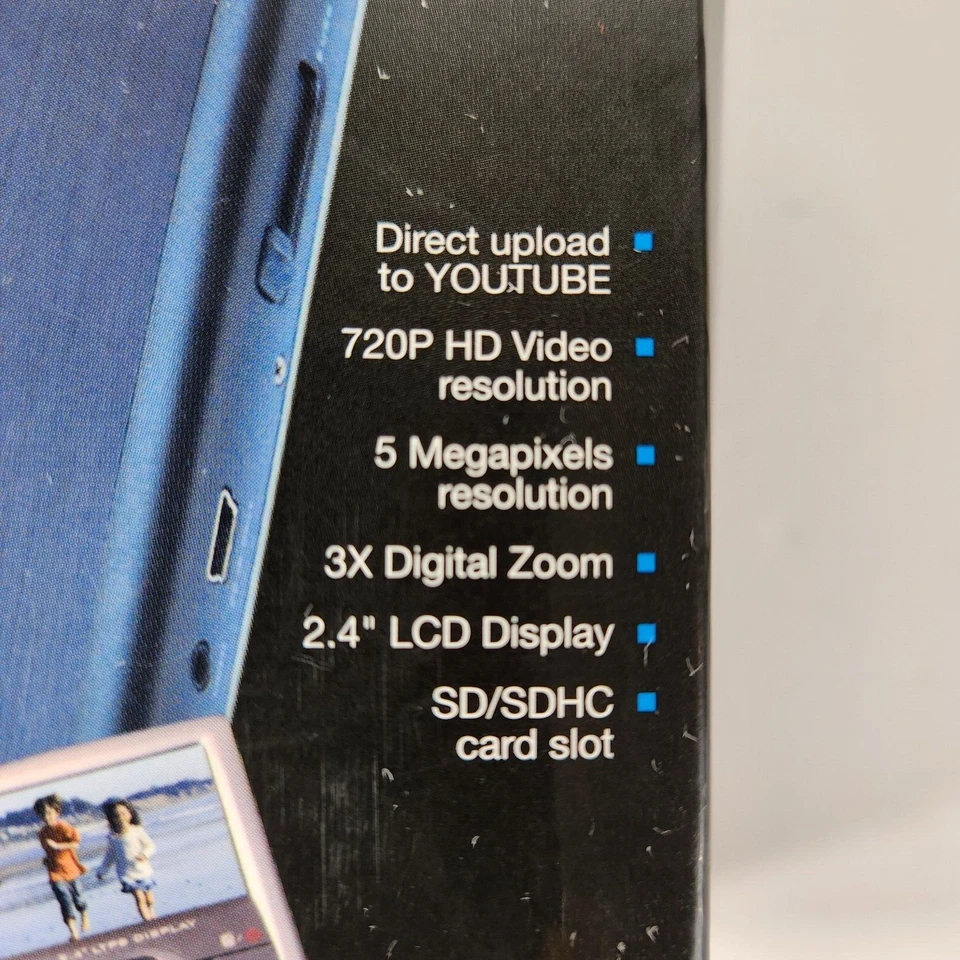 Sharper Image HD-110 Camcorder with 3X Digital Zoom and 2.4 Inch LCD Gray NEW - Image 2 of 4