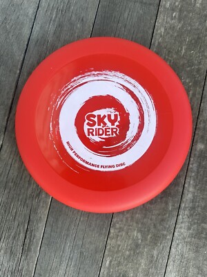 Sky Rider Ultimate Frisbee Flying Disc Golf by Wicked, 8.5 Inch 4 OZ- RED