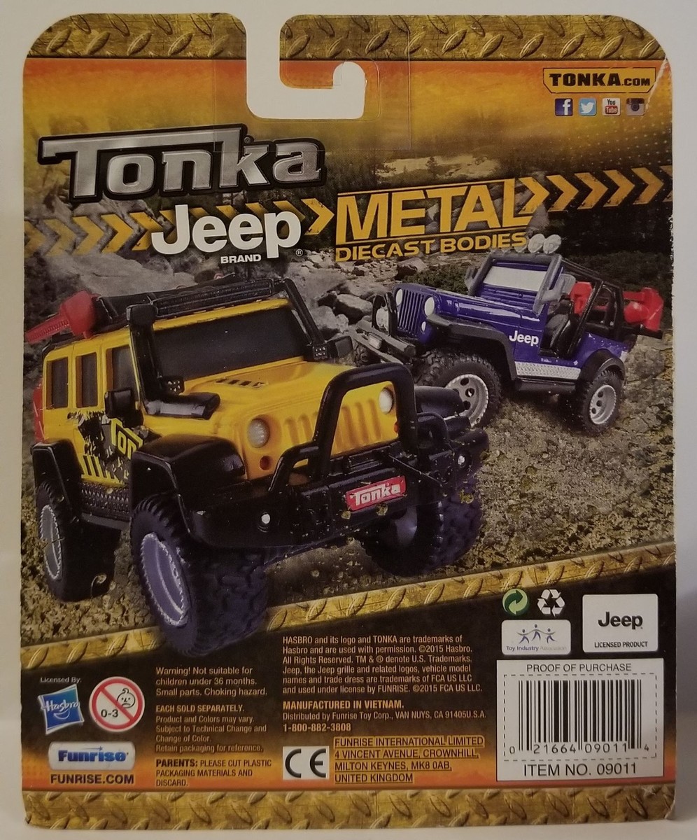 2015 Tonka Metal Diecast Bodies Jeep Cj7 Green Special