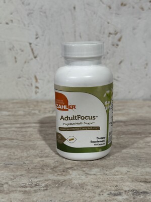 AdultFocus 60 Capsules Zahler Exp 10/26