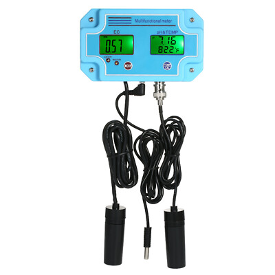 3 in1 pH/EC/TEMP Meter Water Detector Multi-parameter Digital LCD Tri-Meter Test