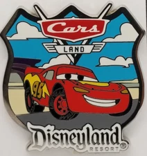 Disney Pin 2012 Travel CO. Disneyland Cars Land Lightning McQueen NEW #94832