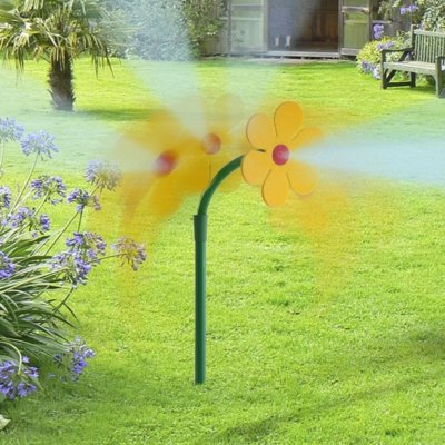 Irrigatore A Forma Di Fiore Crazy 720 Rotante Per Irrigazione Di Giardini E Prati Giallo~p180297525 - Foto 5