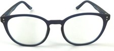 Foster Grant Reading Glasses AntiFog Blue Light w Case Joey Nvy 1.50 NEW