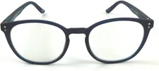 Foster Grant Reading Glasses AntiFog Blue Light w Case Joey Nvy  +1.50  NEW!