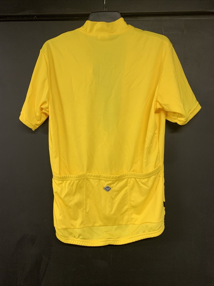 サイクルジャージ　キャノンデール(XL) イエロー(made i n USA ) CANNONDALE HpX Cycling Jersey Bike Shirt 1/2 Zip USA Made
