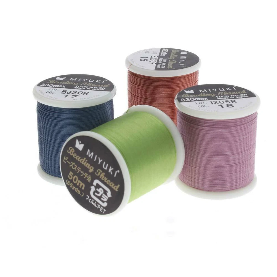 Carrete de 50 m con rosca 330dTex Miyuki Foto 3 de 3
