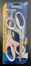 Westcott Limited Edition 8” Titanium Scissors, Floral