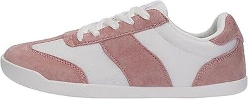 Whitin Sneaker Damen 7 (38) Weite Zehenbox Canvas Barfußschuhe Minimalistisch Rosa