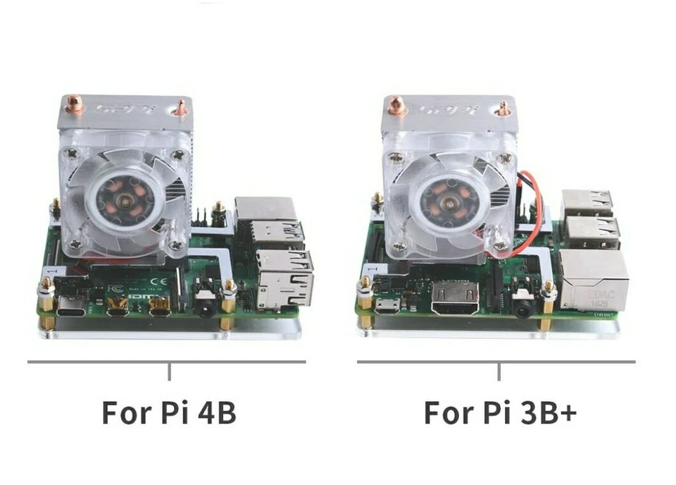GeeekPi Raspberry Pi Cooling Fan, Raspberry Pi ICE Tower Cooler, RGB Cooling Fan - Image 2 of 4