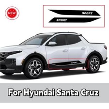 For Hyundai Car All Models Vinyl Racing Stripe Sticker Side Door Decals Kit 2pcs For Hyundai Car All Models Vinyl Racing Stripe Sticker Side Door Decals Kit 2pcs