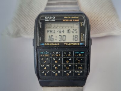 CASIO - Data Bank -676 DBC 62- World Time -Calculator -Alarm