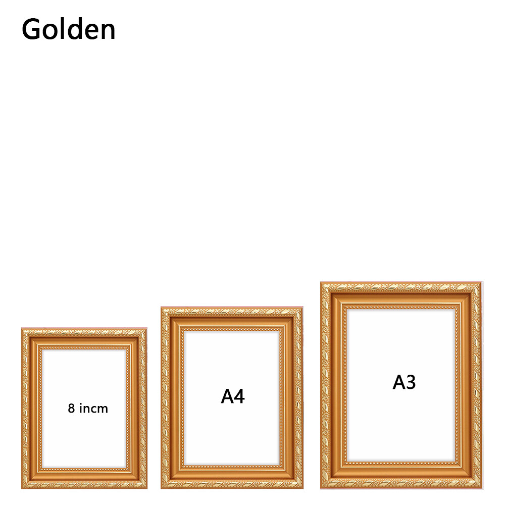 Brown Picture Frames Ornate Shabby Chic Photo Frame – A1 A2 A3 A4 Sizes ...