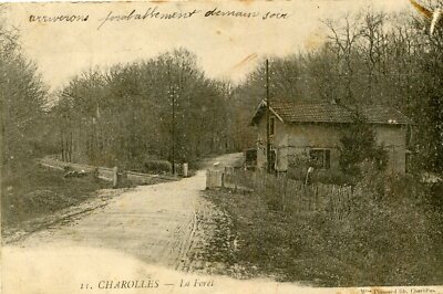 CHAROLLES La Forêt Maison forestière card