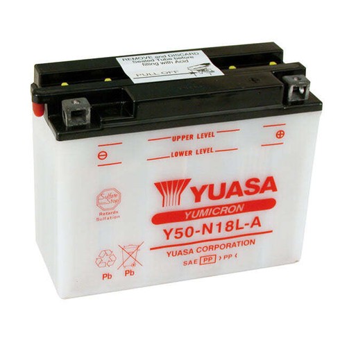 Yuasa Moto Yumicron 12V Lead-Acid Battery 20Ah For 80-96 All FLT Models (NU)