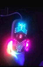 NEW Wired Breathable RGB Gaming Mouse White PC Laptop Mouse NEW W/Out BOX