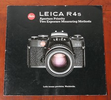 LEITZ LEICA R4S SALES BROCHURE/125866