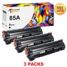 3PK New CE285A 85A Black Toner Cartridge for HP LaserJet P1102W M1217nfw P1102