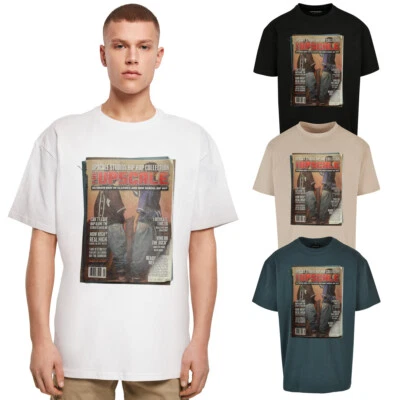 Mister Tee Upscale Magazine Oversize Men's T-Shirt Cotton Jersey Print - Image 1 of 4