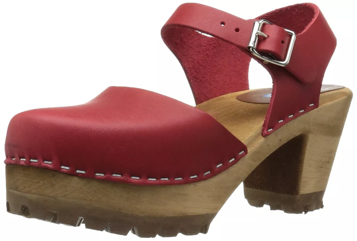 MIA Clogs Women s Abba Mule Red 37 EU 7 M US eBay