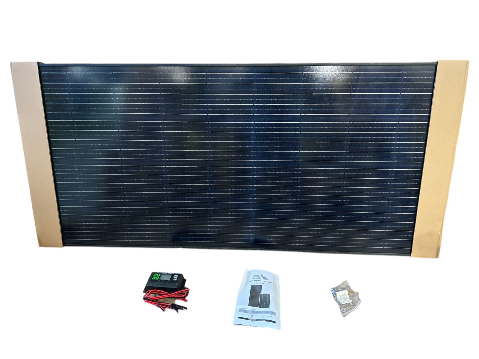 200W Monocrystalline Solar Panel w/2V Charge Controller Natu