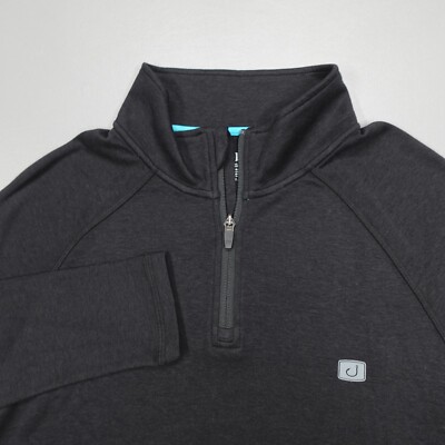 Avid Waterway Pullover 1/4 Zip Performance Stretch Athletic Fit Black Size S