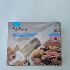 Vintage PROCTOR SILEX Super Shooter Plus Cordless Cookie Press & Decorator 