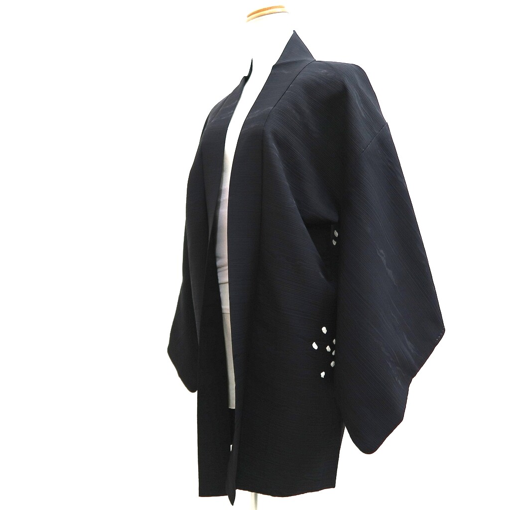 やどりぎ様 9736A2 Silk Vintage Japanese Kimono Haori Jacket Shibori Tree | eBay