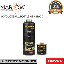 1 X NOVOL COBRA BED LINER 1 BOTTLE KIT BLACK - Tough Bedliner Coating