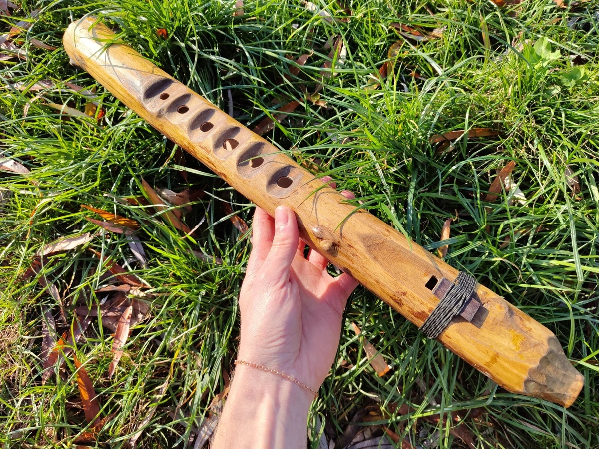 BASS Druid Native American style Flute Key of low C DEEP