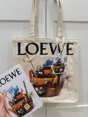 LOEWE  Studio Ghibli Tote Bag Novelty Crafted World Exhibition PLUS Notebook  