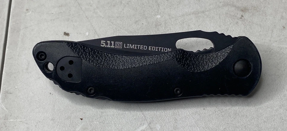 Cuchillo de bolsillo 5.11 Tactical Always Be Ready Linerlock Tanto Combo Hoja Foto 3 de 4