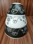 Pyrex Vintage Charm- Birds of a Feather Mixing Bowl Set of Three (3C, 6C, & 10C)