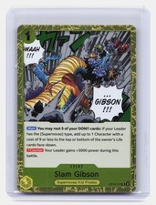 Slam Gibson One Piece Legacy of the Master #OP12-117 Rare,Foil