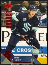 Haydn Fleury 2021-22 Upper Deck UD Seattle Kraken Hockey Set #5 - Red /2021