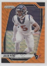 2024 Panini Prizm Orange Wave Prizm 51/60 Jalen Pitre #118 14t3