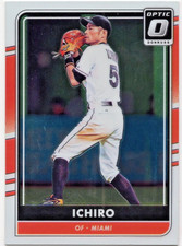 ICHIRO 2016 Panini Donruss Optic Base #82 Seattle Mariners Baseball Trading Card