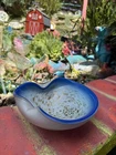 Vintage Murano Style Glass Ashtray Catchall Decorative Dish Italian Art Glass