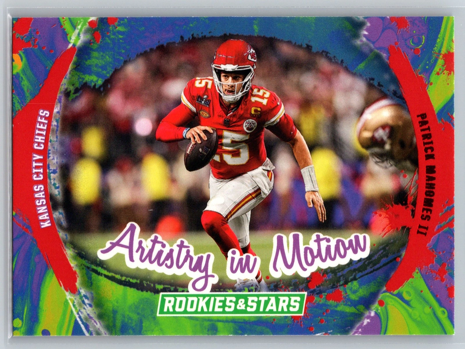 Patrick Mahomes trading card