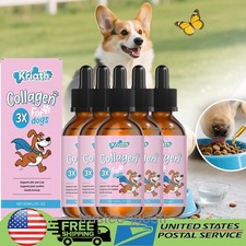 Collagen Drops For Dog Skin Hair Care And Coat Health Supplement Gentle Formula